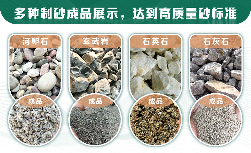 什么樣的石頭適合制砂？制沙生產(chǎn)線如何配置？